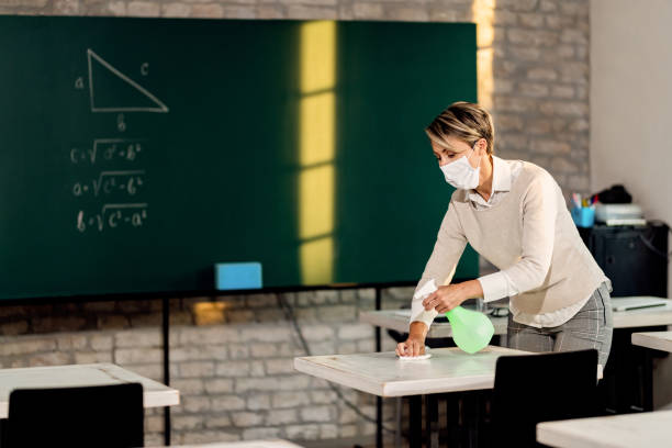 School cleaning during Flu season in melbourne